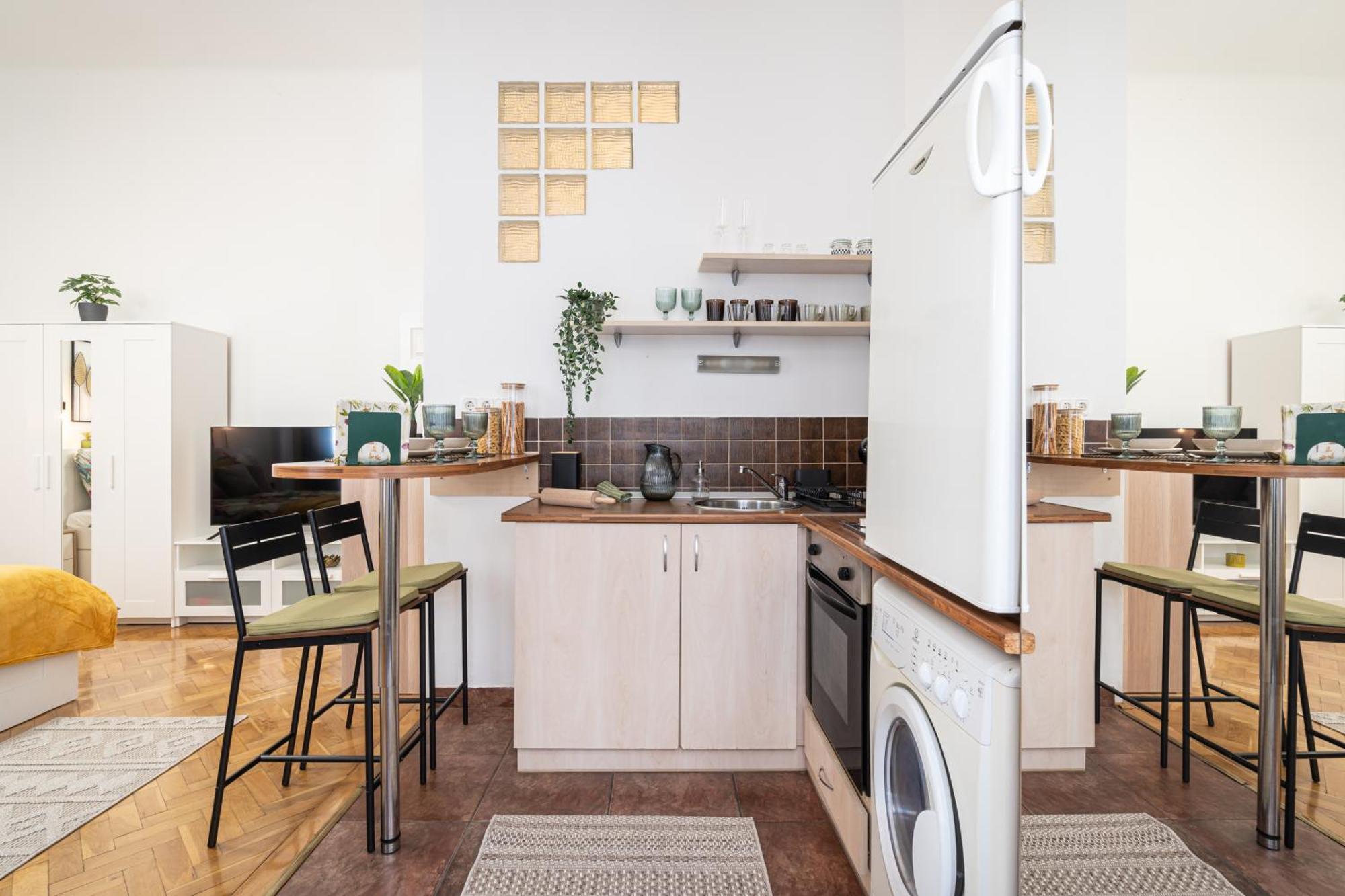 בודפשט Cosmopolitan Studio - Chic Getaway In A Fancy Neighbourhood מראה חיצוני תמונה